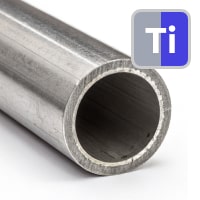 Титановая круглая труба 50x1.5 мм ВТ1-0 ГОСТ 24890-81