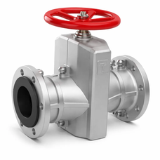 Алюминиевая шланговая задвижка 50 мм 33а602рМ ГОСТ 22642-88