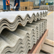 Асбестоцементный лист (шифер) 6-волновой 2000x1125x6 мм ГОСТ 16233-77