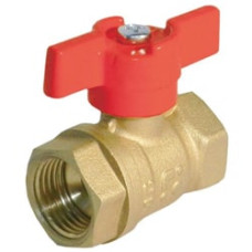 Латунный шаровой на газ кран БАЗ 11б27п А11 Ду 20 Ру 16 ЛС59-1