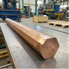 Медный шестигранник 5.5 мм М1 ГОСТ 1535-2016