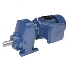 Соосно-цилиндрический мотор-редуктор Nord серии Nordbloc.1 с винтовой зубчатой передачей