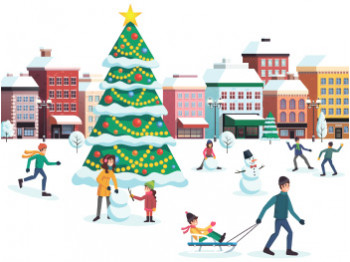 Поздравляем с наступающими праздниками: Новым годом и Рождеством!