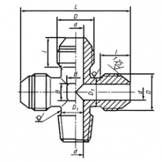 Стальная ввертная крестовина 4 мм Ст45 ГОСТ 13972-74