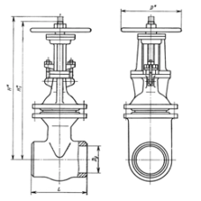 Клиновая задвижка 150 мм 09Г2С ГОСТ 10194-78