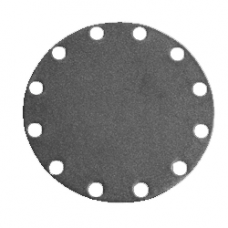 Стальная фланцевая заглушка 300 мм 0,6 Мпа 12 отверстия исполнение 1 ВСт3Гпс-3 АТК 24.200.02.90