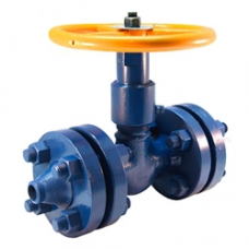 Клапан запорный проходной латунный муфтовый DN 20 PN 10 ГОСТ 9697-87