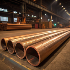 Медная круглая труба 5x1.5 мм М1ф ГОСТ 617-2006 отожжённая