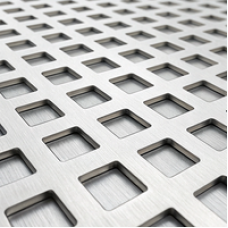 Перфорированный нержавеющий лист Qg 1.2x12 мм 2.8 мм 17 мм 0.4 1000x2000 AISI 321 ГОСТ Р 58602-2019