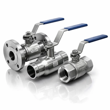 Стальной шаровой кран суженный DN 15 PN 10 фланцевый ручной 40Х ГОСТ 21345-2005