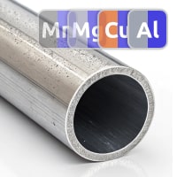 Дюралевая профильная труба 10x10x1.5 мм Д1 ГОСТ 18475-82