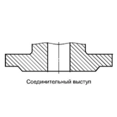 Чугунный воротниковый фланец 10 мм 1 кгс/см2 ковкий приварной встык исполнение 1 КЧ30-6 ГОСТ 33259-2015