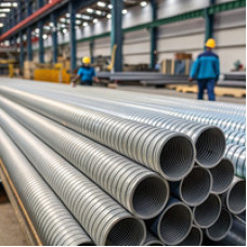 Гофрированная оцинкованная труба ГСМТ 300x1.5 мм Вст3сп5