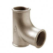Бронзовый тройник с направленным отводом 28x1.8 мм БрО5Ц5С5 ГОСТ 32590-2013
