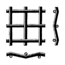 Нержавеющая рифленая сетка Р 10x3,6 мм 12x18Н10Т ГОСТ 3306-88
