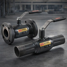 Стальной шаровой кран Danfoss Ду 125 Ру 16 P235GH под приварку