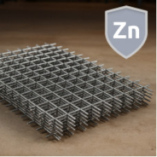 Сварная оцинкованная сетка 10x10x1.4 мм 1.3x25 м