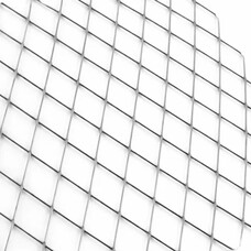 Нержавеющая просечно-вытяжная сетка 62x139x2.5x1.5 мм 12Х18Н10Т ТУ У 00236010.001-97 ПВС-C для легких ограждений