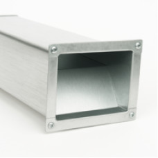 Прямоугольный воздуховод стальной 0.55x250x100 мм