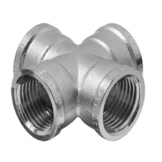 Стальная проходная резьбовая крестовина 14x50 мм М22х1,5 13Х11Н2В2МФ ГОСТ 16065-70