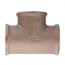 Бронзовый тройник 34x1.8 мм CuSn5Zn5Pb5-C ГОСТ 32590-2013